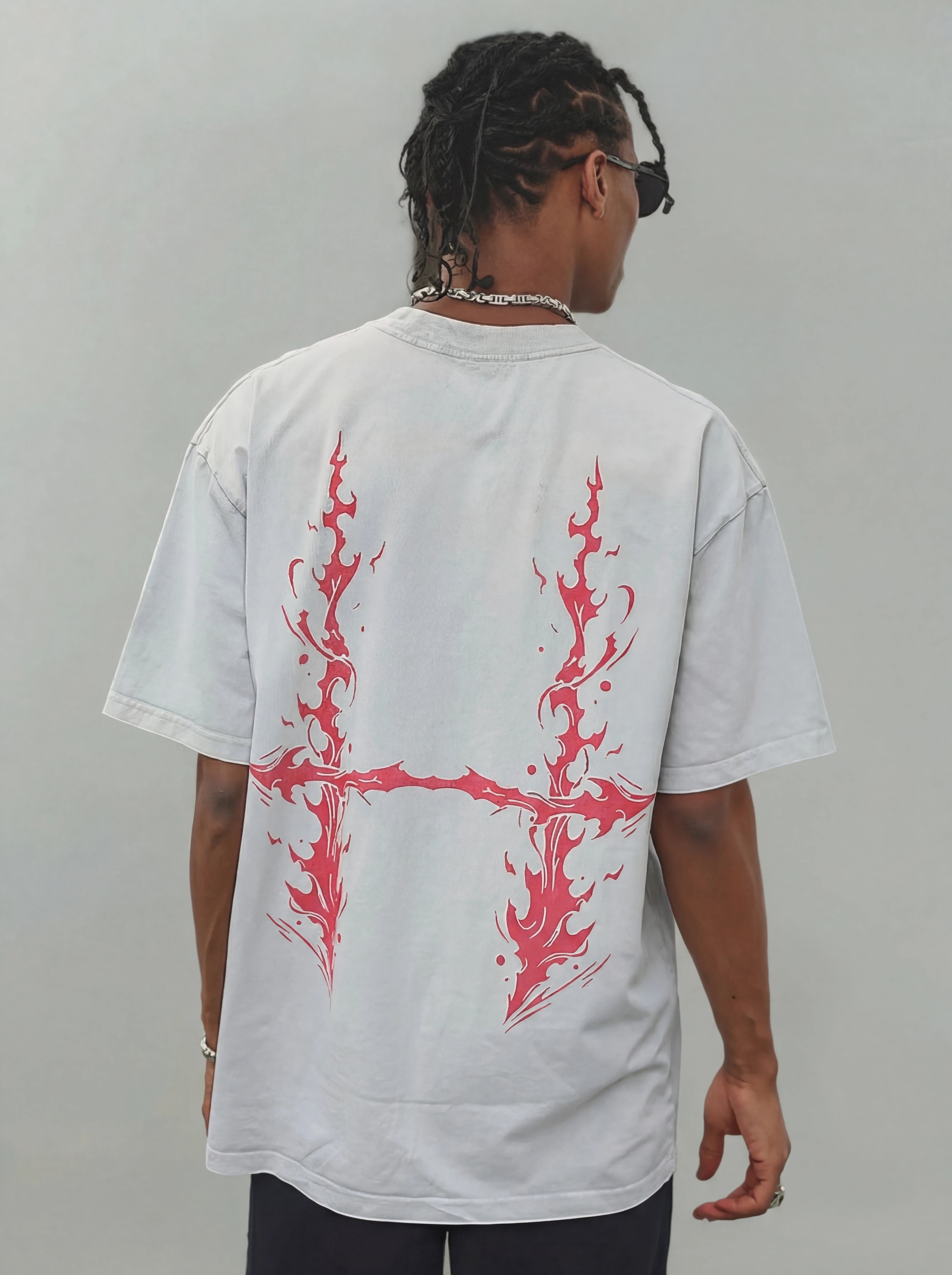JJK ✦ Piercing Blood 2-Sided Vintage Tee