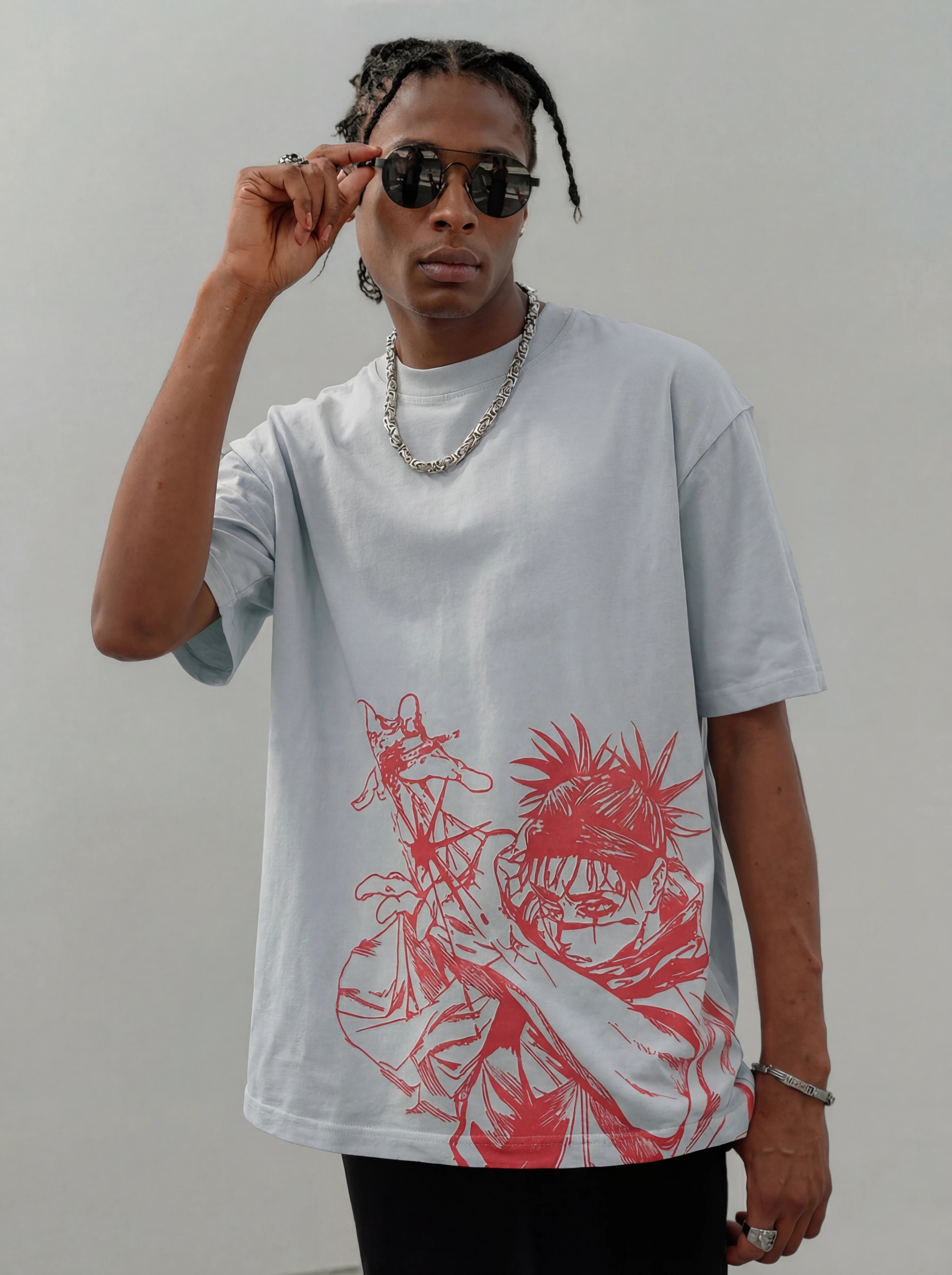 JJK ✦ Piercing Blood 2-Sided Vintage Tee