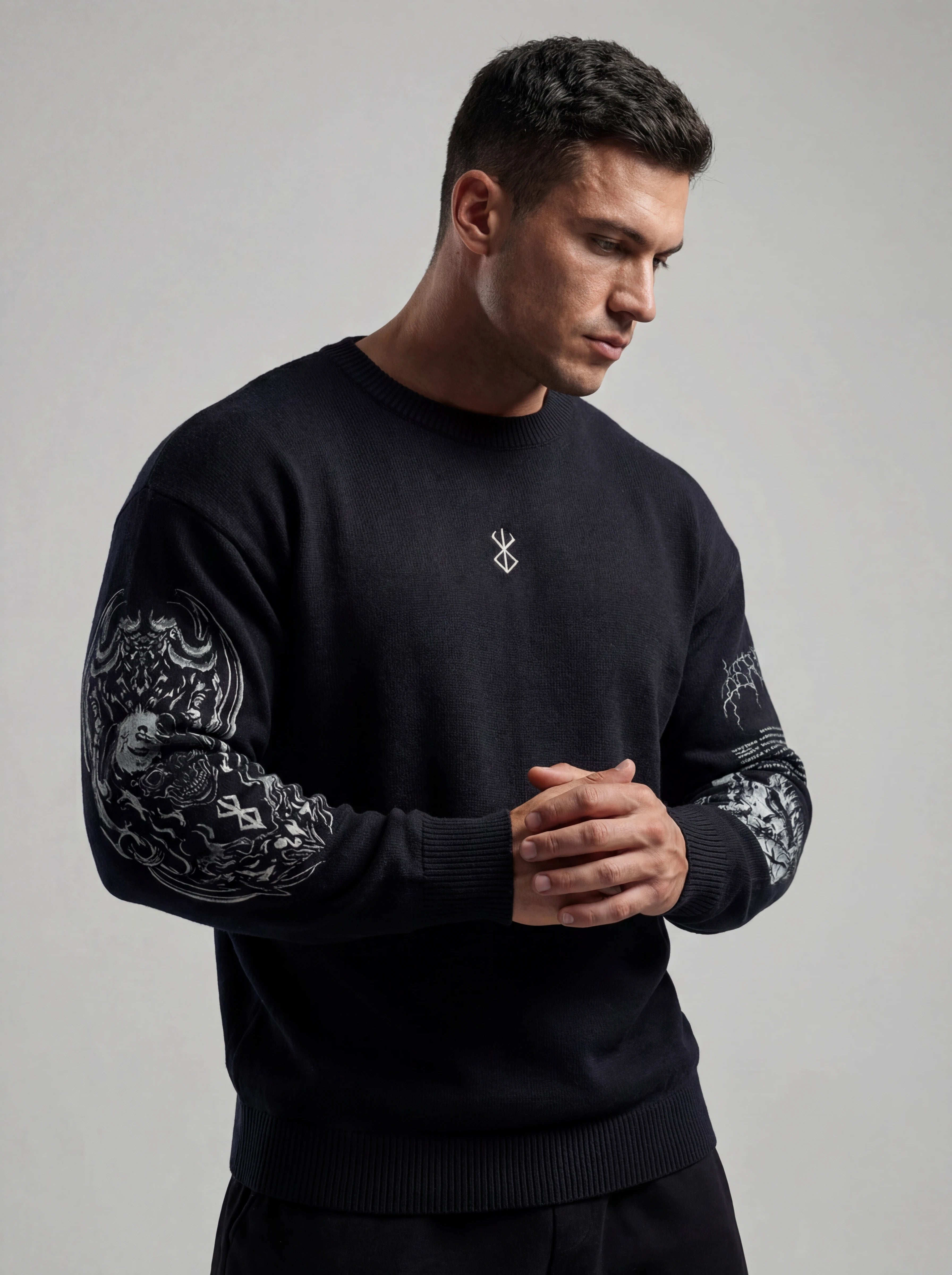 BSRK ✦ Dark Eclipse Manga Knitted Sweater