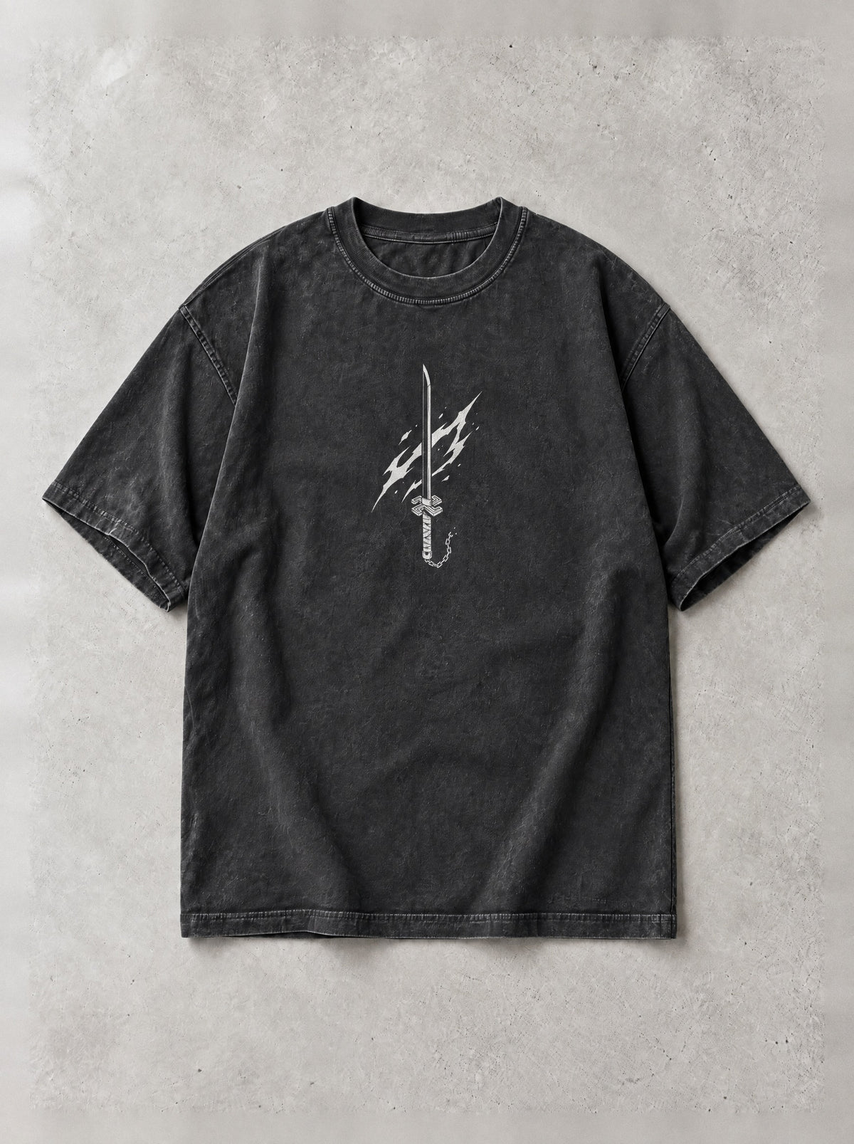 Fifteen Horned Hollow Vintage Tee - Bleach-inspired design by Torazen, front view