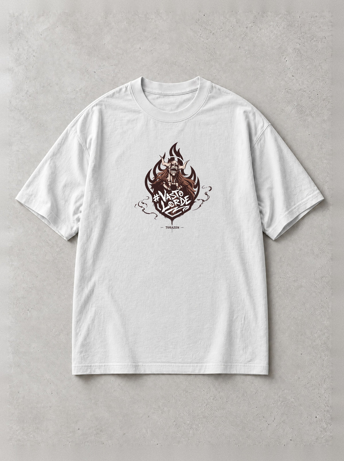 Horned Hollow Roar Vintage Tee by Torazen, front view