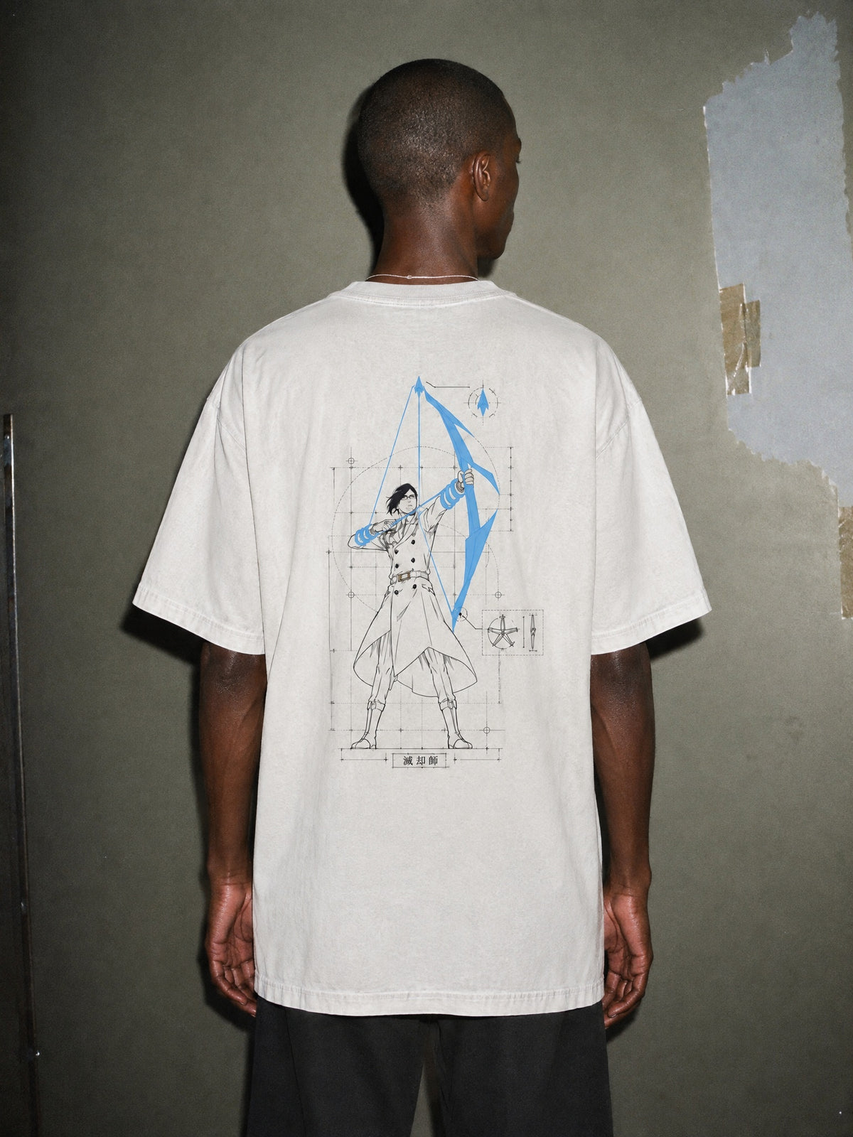 BLCH ✦ Last Quincy Vintage Tee by Torazen, worn on model