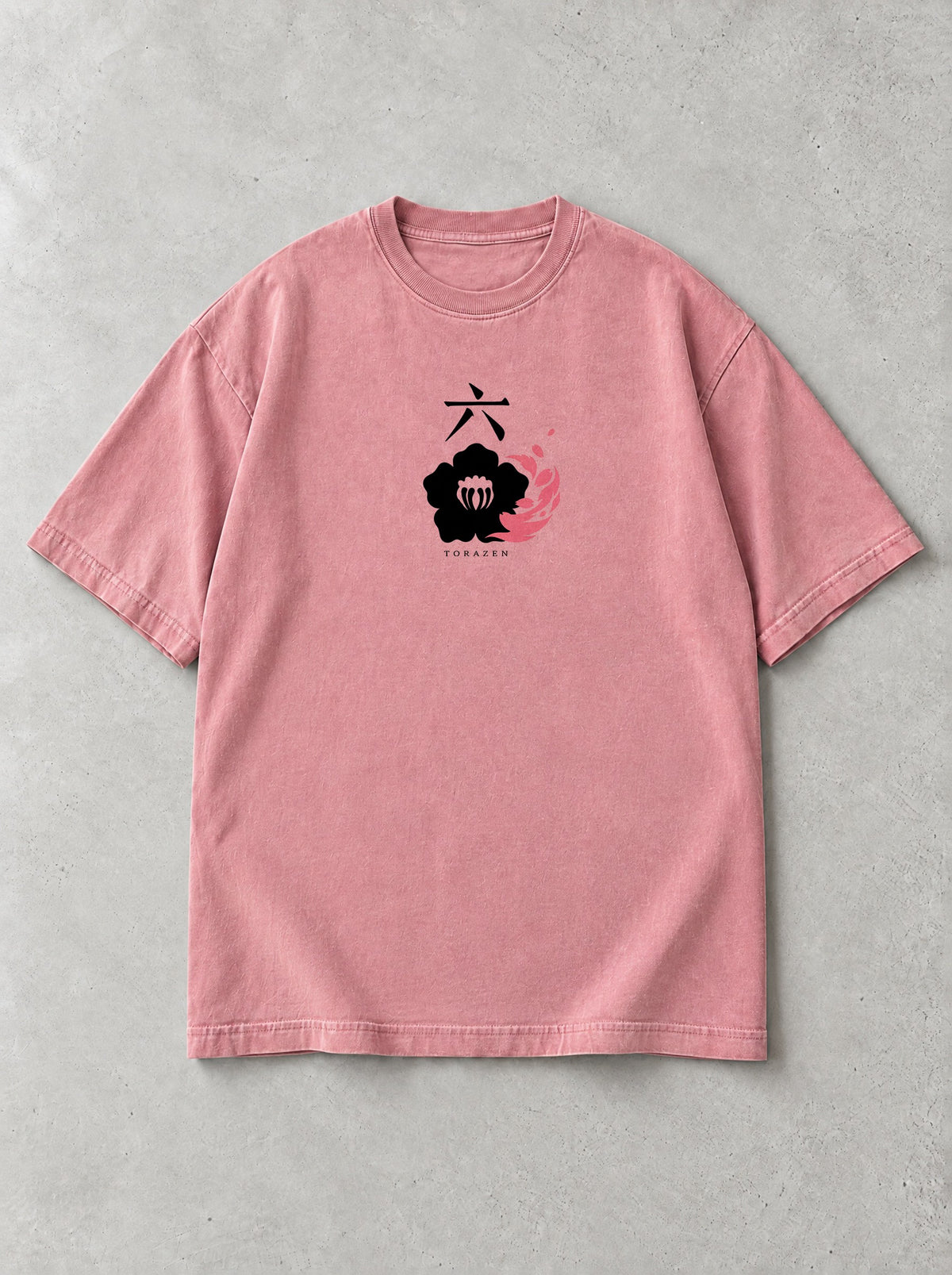 Scattering Petals Vintage Tee by Torazen, front view
