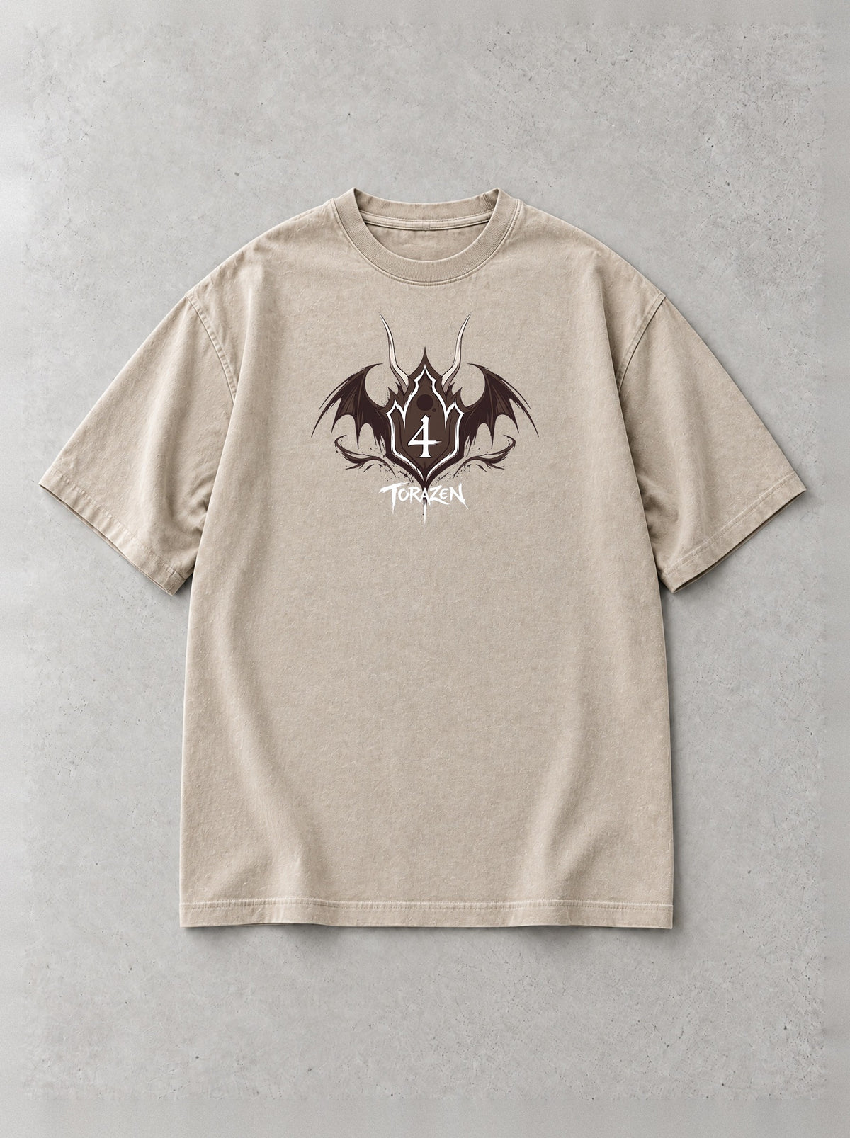 Second Release Wings Vintage Tee by Torazen, front view