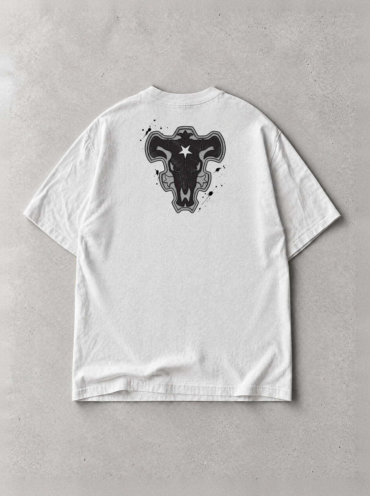 Dark Slash Captain Vintage Tee by Torazen, back view