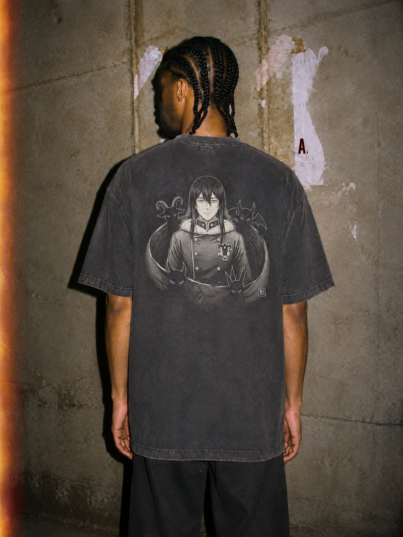 BLK-CLV ✦ Shadow Vice Vintage Tee by Torazen, worn on model