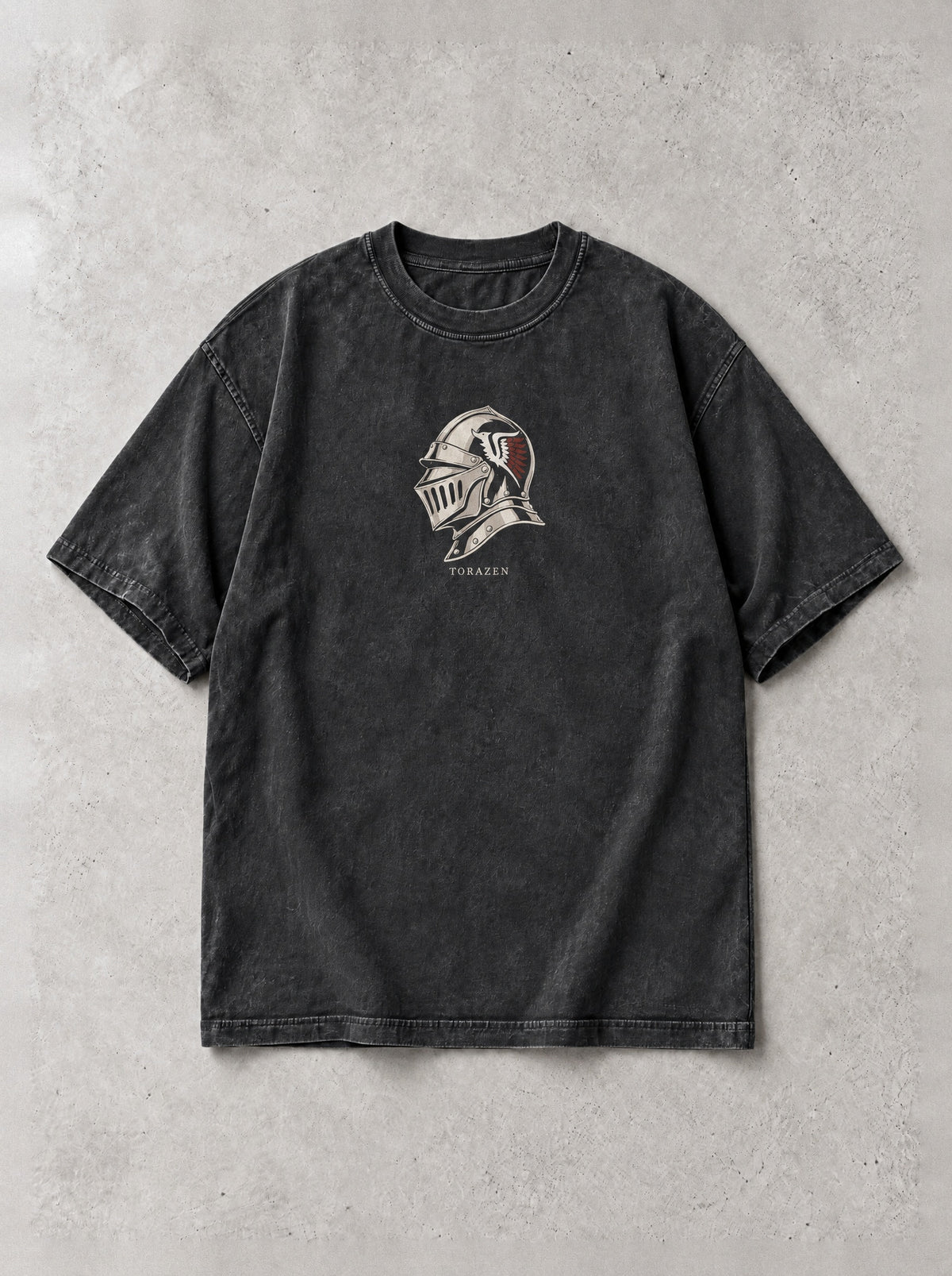 Hawk Commander Vintage Tee by Torazen, front view