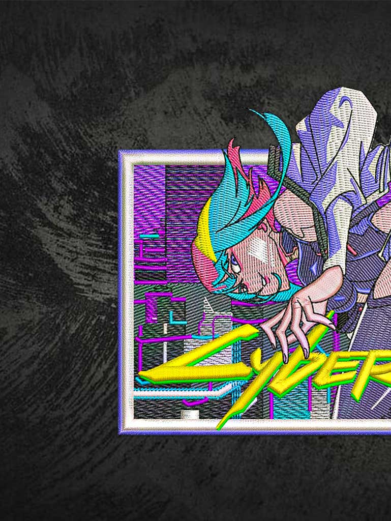 A sweatshirt with anime-inspired design, blending manga shonen style with modern streetwear aesthetic.