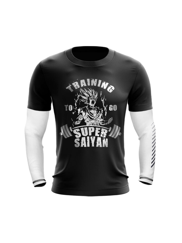 A sweatshirt with anime-inspired design, blending manga shonen style with modern streetwear aesthetic.