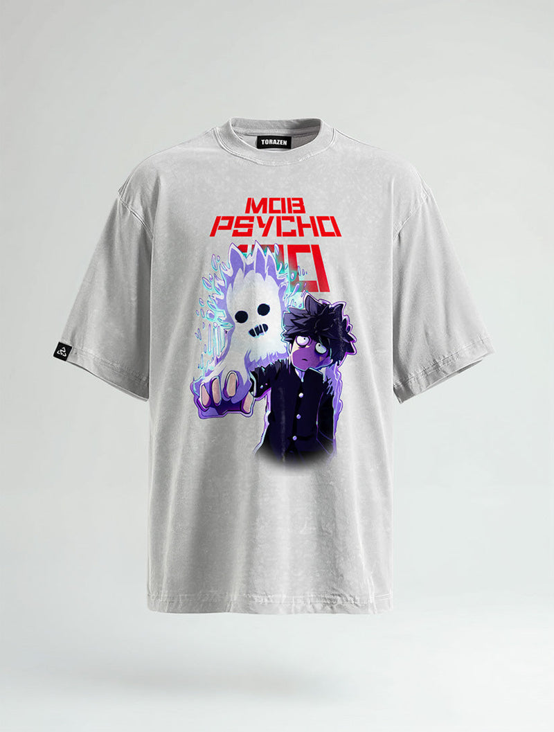 Power Pulse Vintage Tee - Mob Psycho 100-inspired design by Torazen