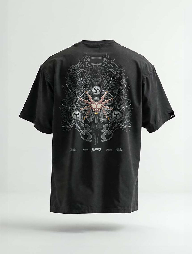 Ashura Arms Vintage Tee - Baki Hanma-inspired design by Torazen