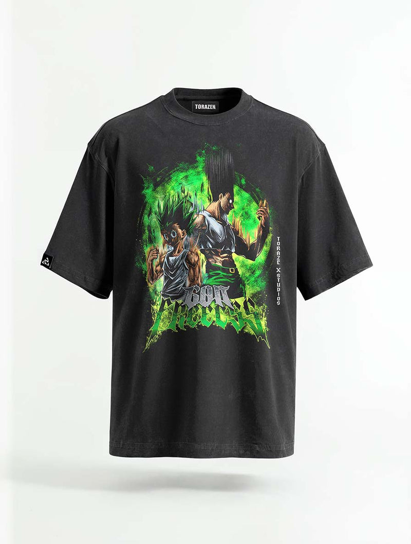Hunter Burst Vintage Tee - Hunter x Hunter-inspired design by Torazen