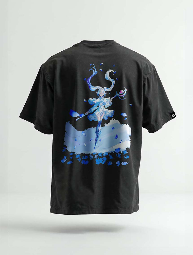 Frost Echo Vintage Tee - Frieren-inspired design by Torazen