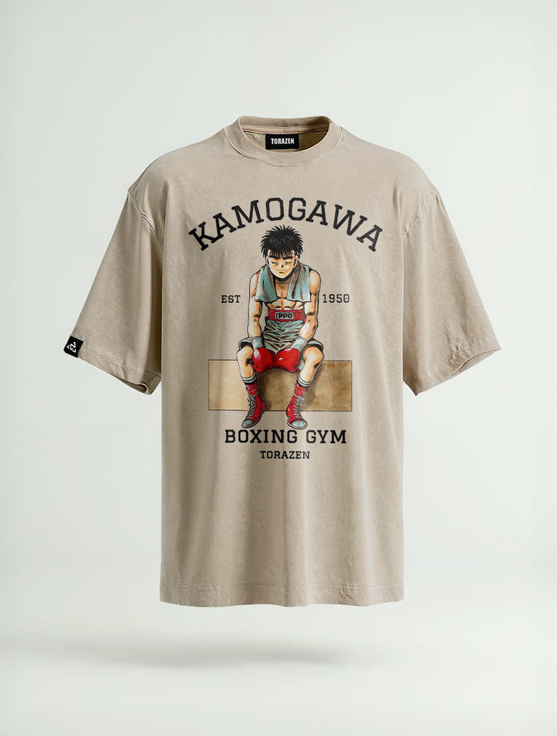 Sweat Rest Vintage Tee - Hajime no Ippo-inspired design by Torazen