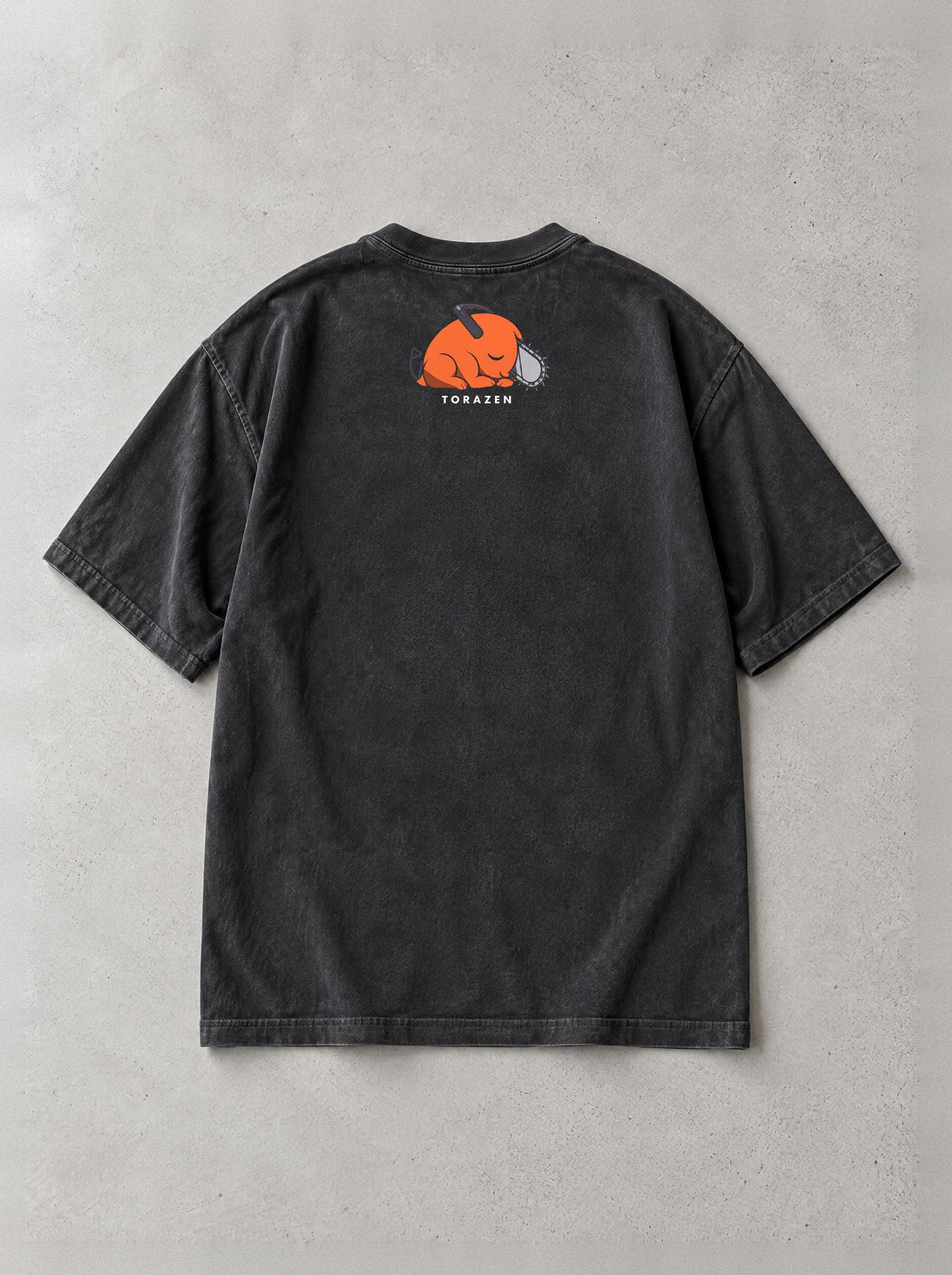 Devil Dog Drip Vintage Tee by Torazen, back view
