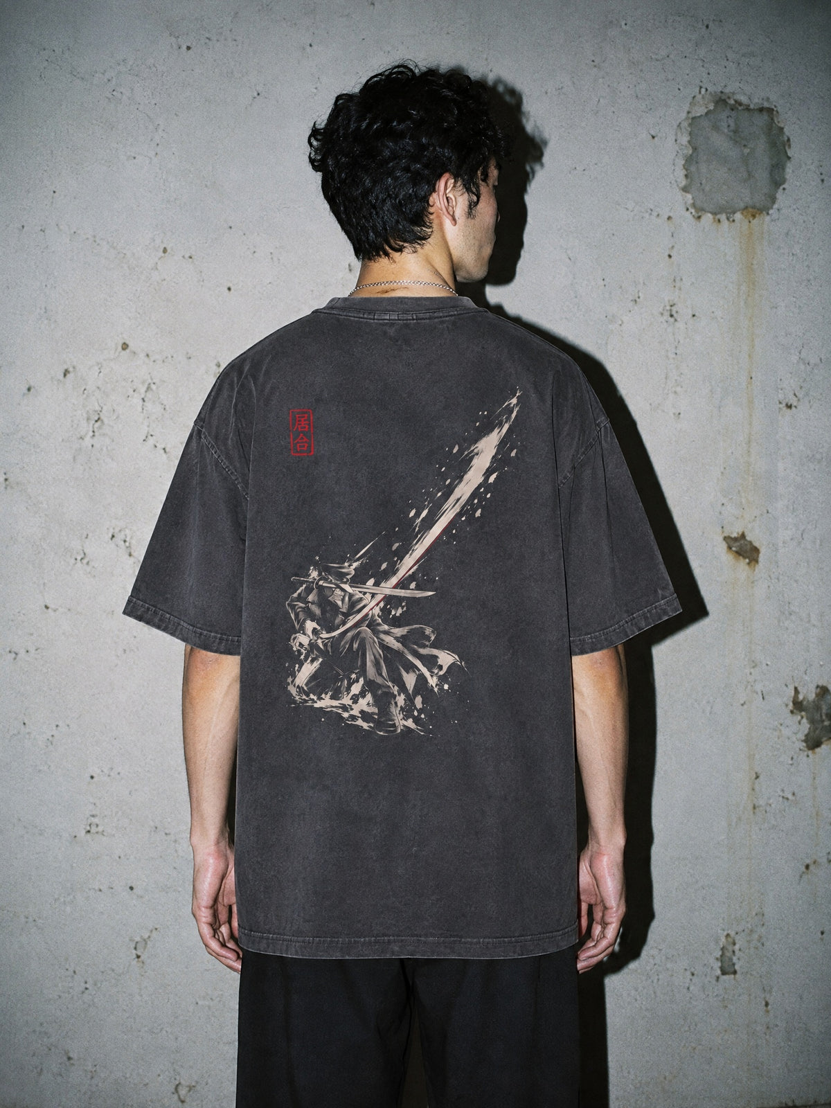 CSM ✦ Iai Draw Vintage Tee by Torazen, worn on model