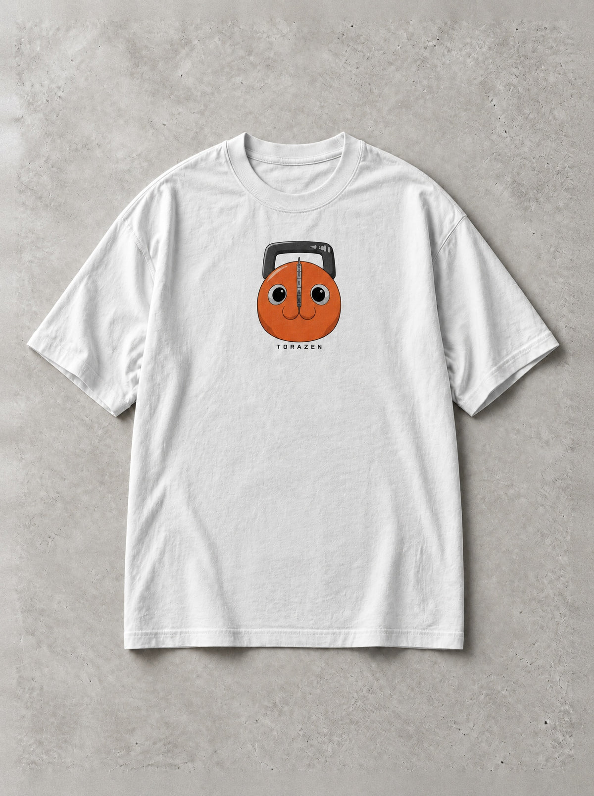 Pochita's Dream Retro Tee by Torazen, front view