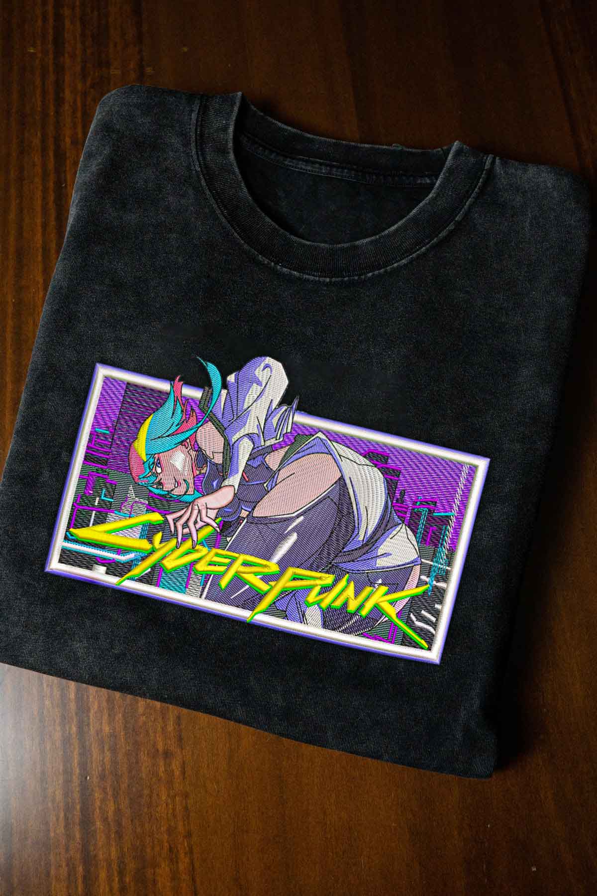 A sweatshirt with anime-inspired design, blending manga shonen style with modern streetwear aesthetic.