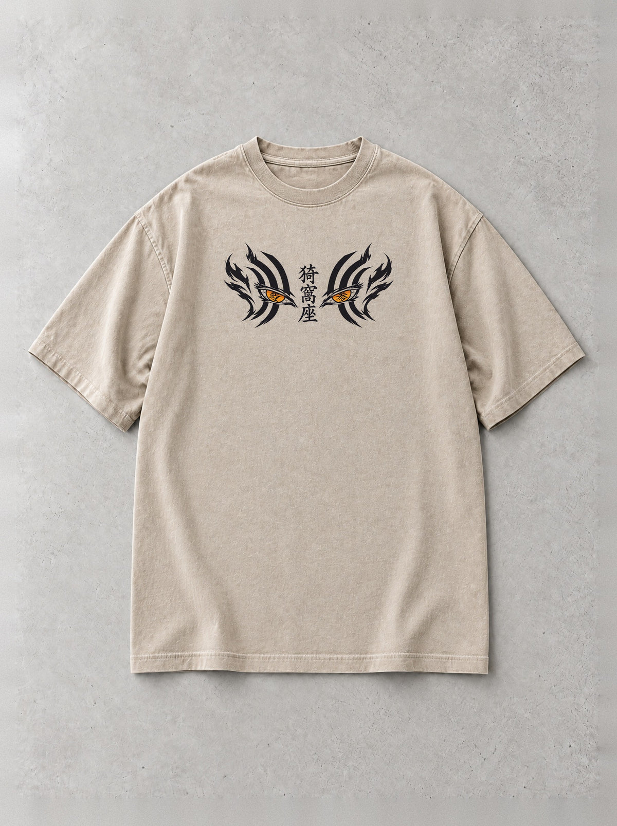 Compass Fist Stance Vintage Tee by Torazen, front view