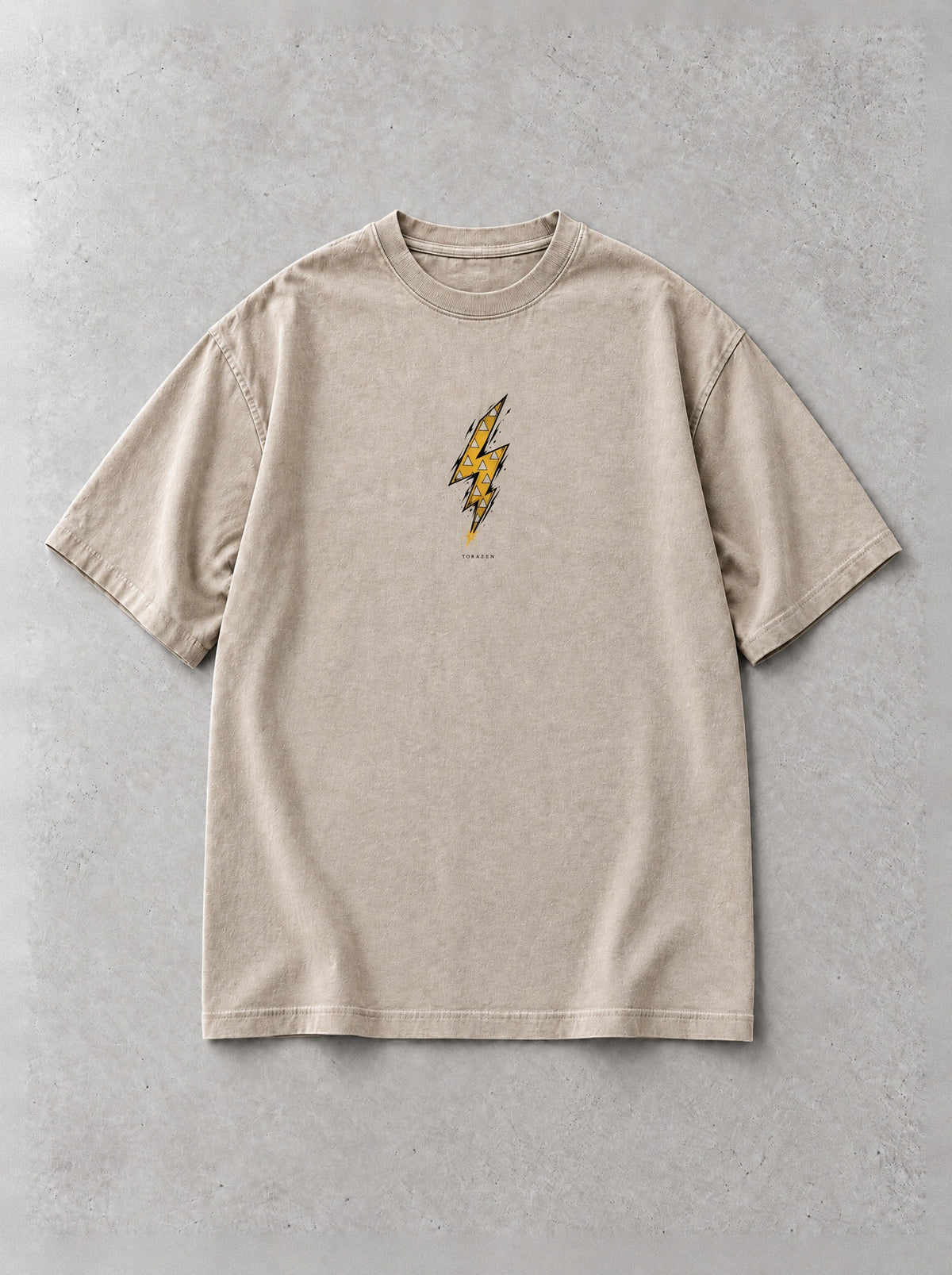 Flame Dragon Reckoning Vintage Tee by Torazen, front view