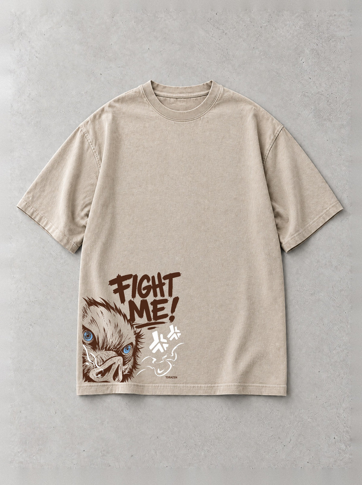 Mountain King Roar Vintage Tee by Torazen, front view