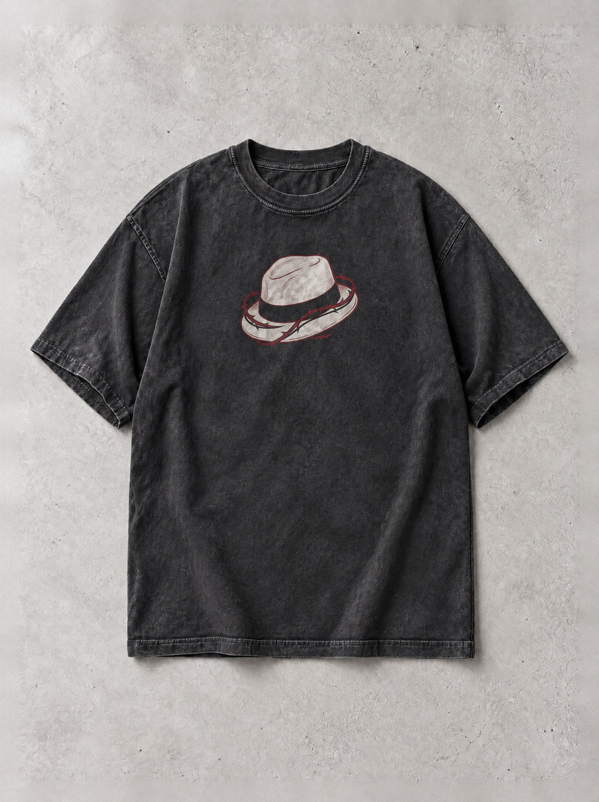Nightmare Immortality Vintage Tee – Black - Demon Slayer-inspired design by Torazen, front view