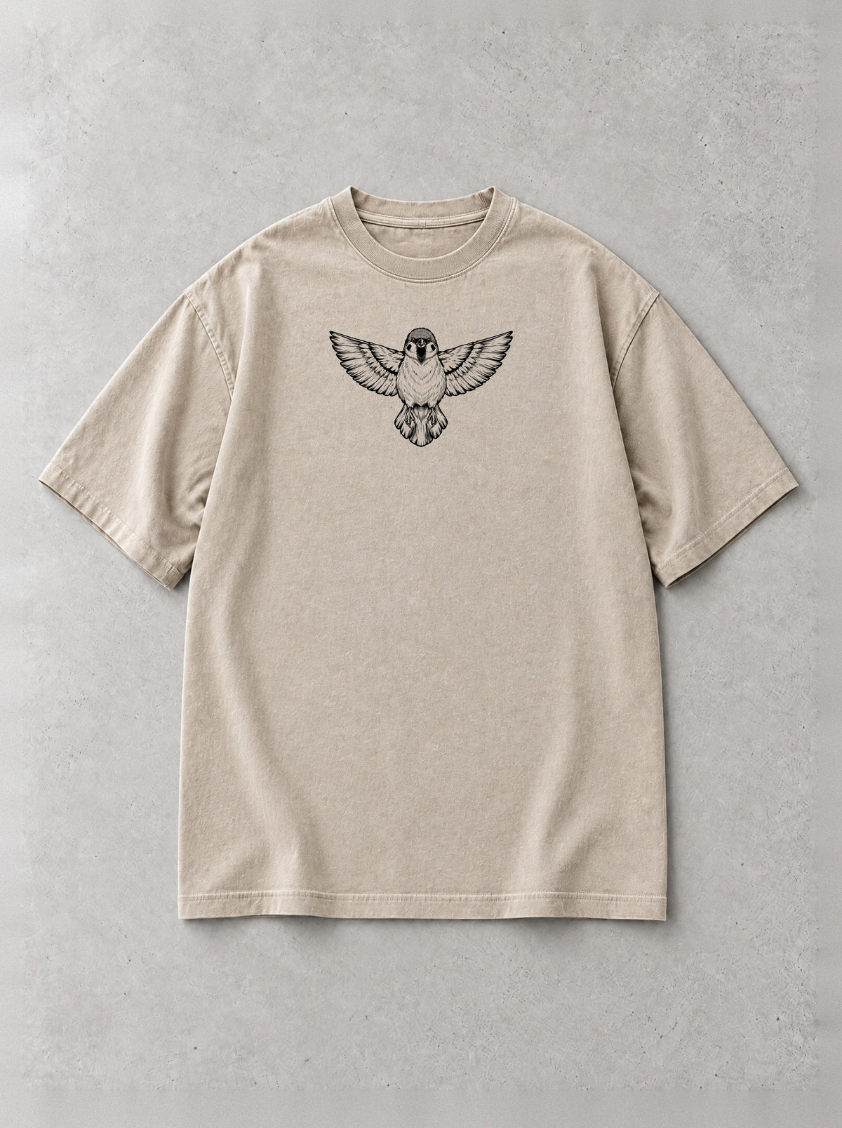 Quiet Thunder Vintage Tee by Torazen, front view