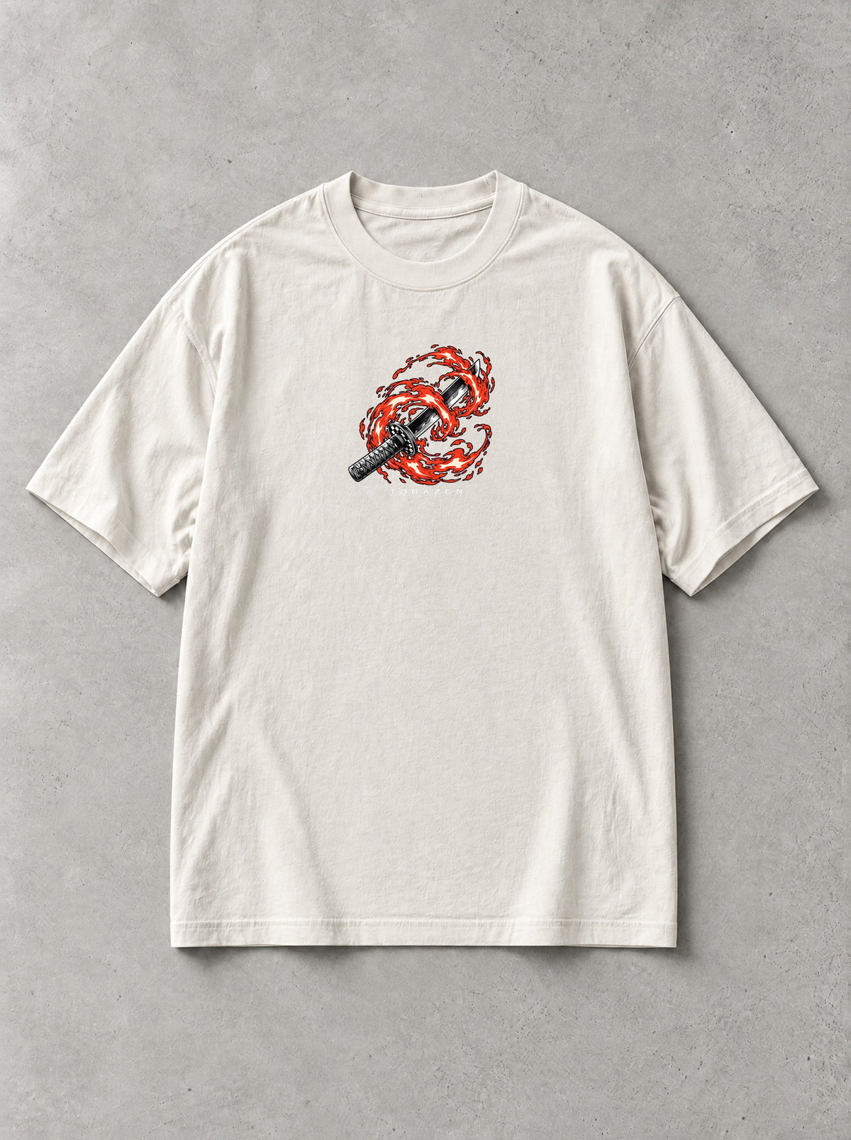 Sun Dance Arc Vintage Tee by Torazen, front view