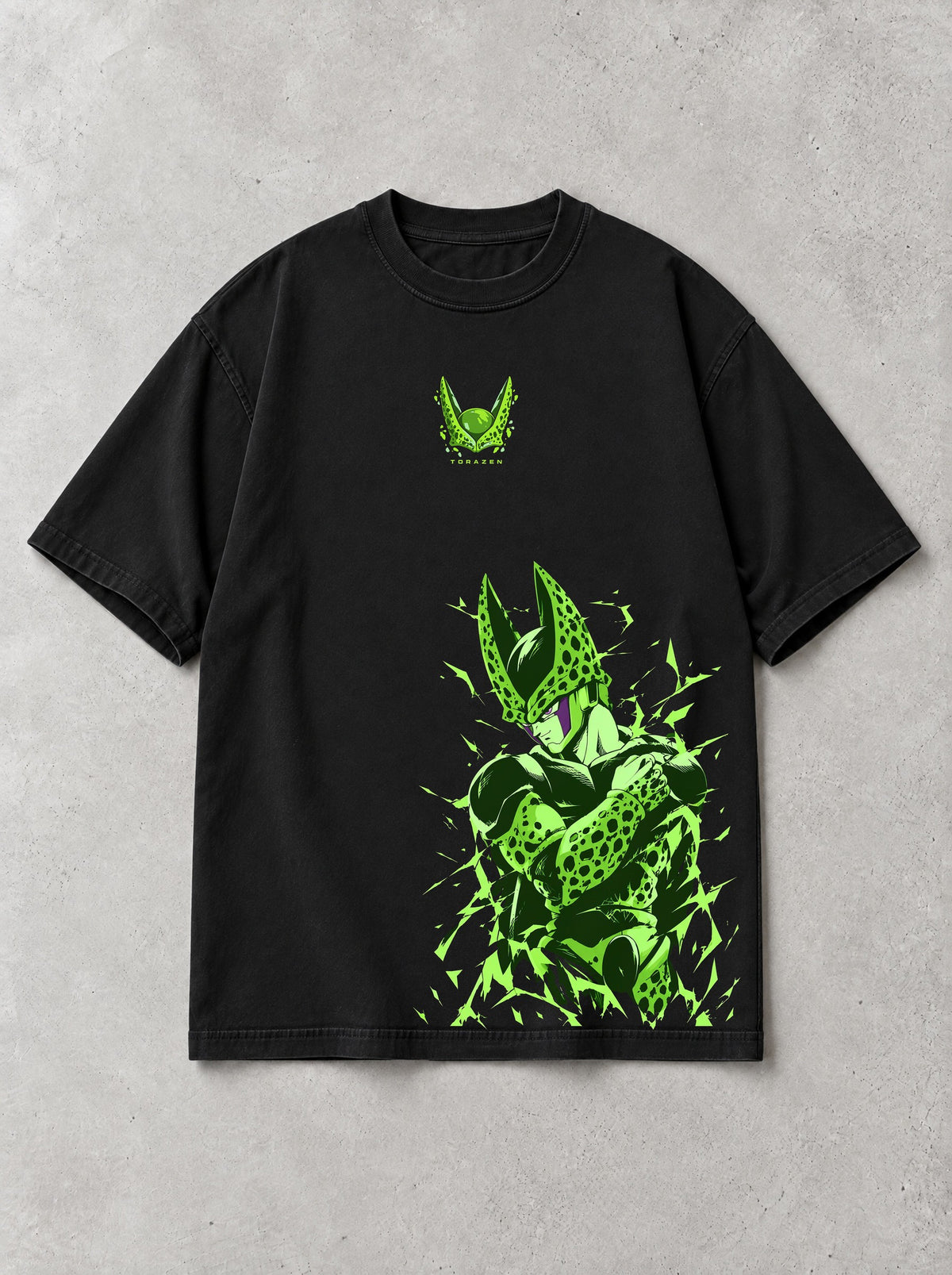 Final Form Glare Vintage Tee - Dragon Ball Z-inspired design by Torazen, front view