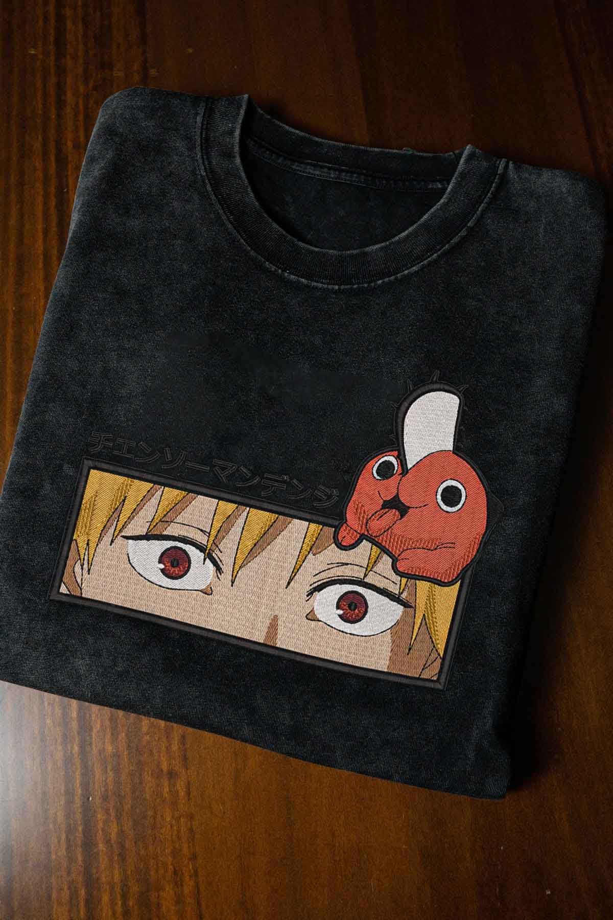 A sweatshirt with anime-inspired design, blending manga shonen style with modern streetwear aesthetic.
