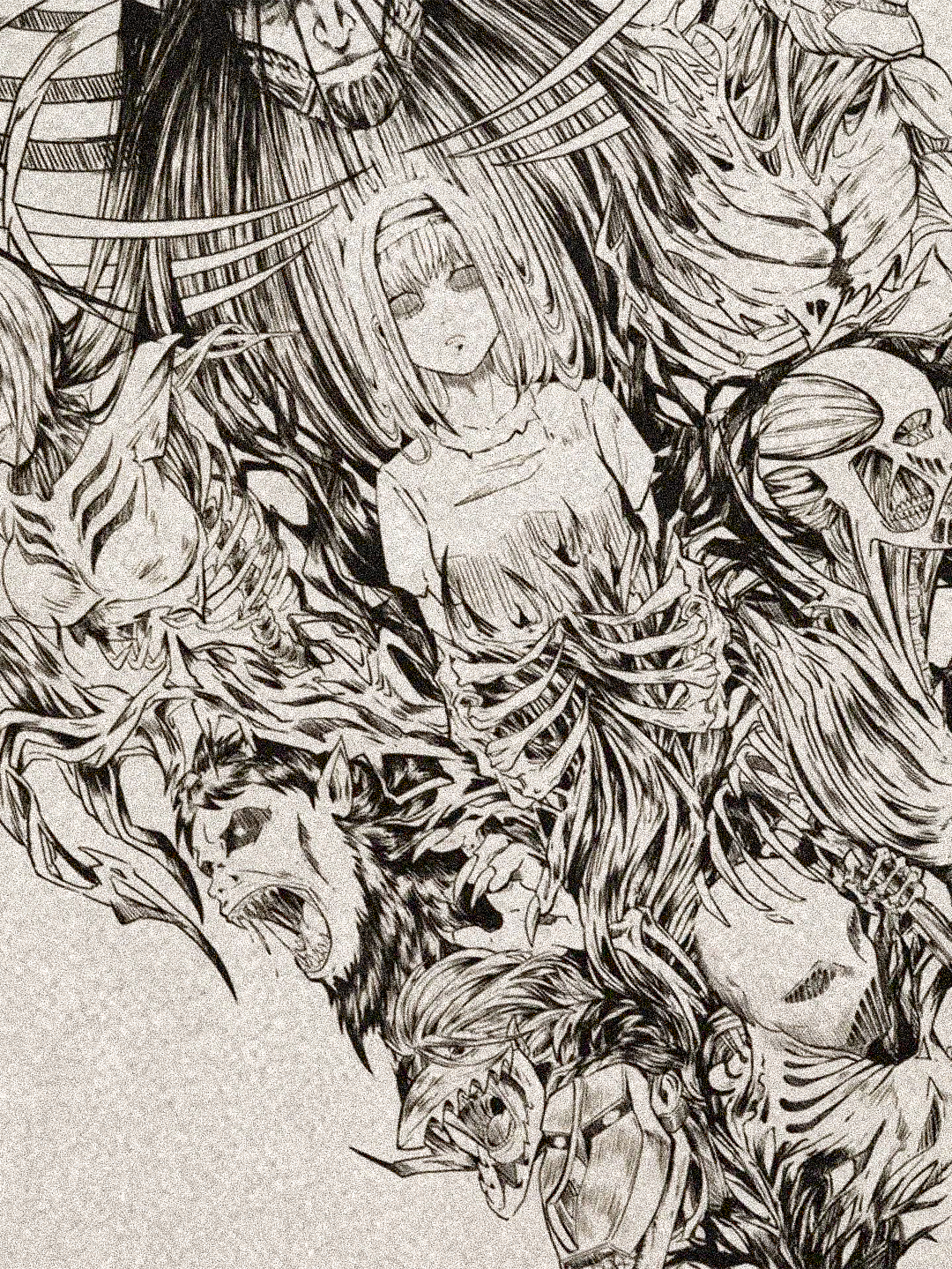 A sweatshirt with anime-inspired design, blending manga shonen style with modern streetwear aesthetic.
