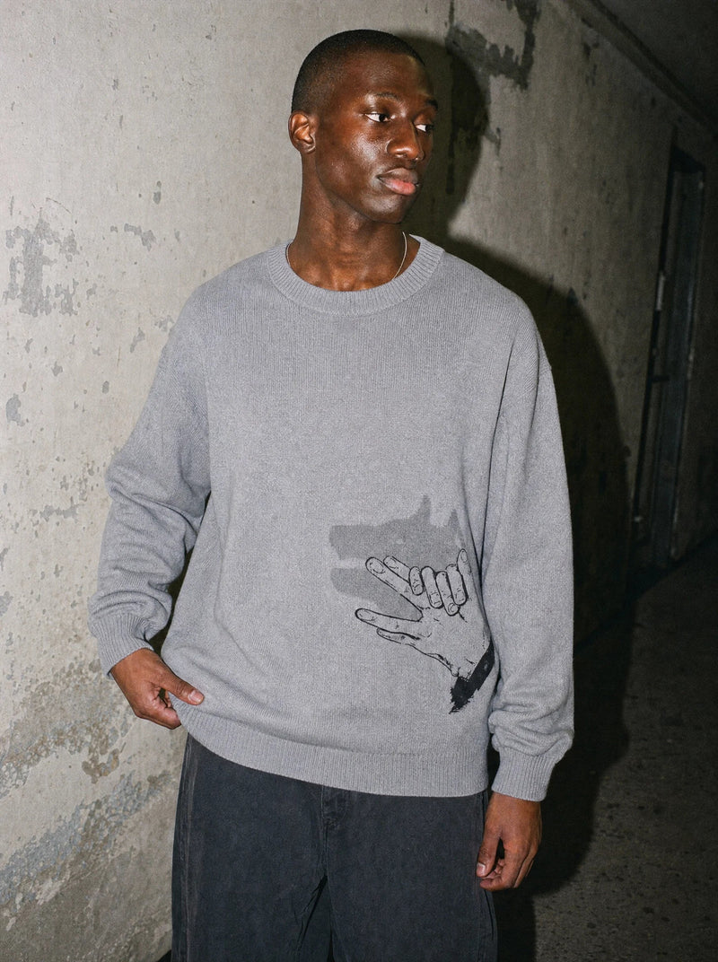 Divine Dogs Knitted Sweater - Jujutsu Kaisen-inspired design by Torazen
