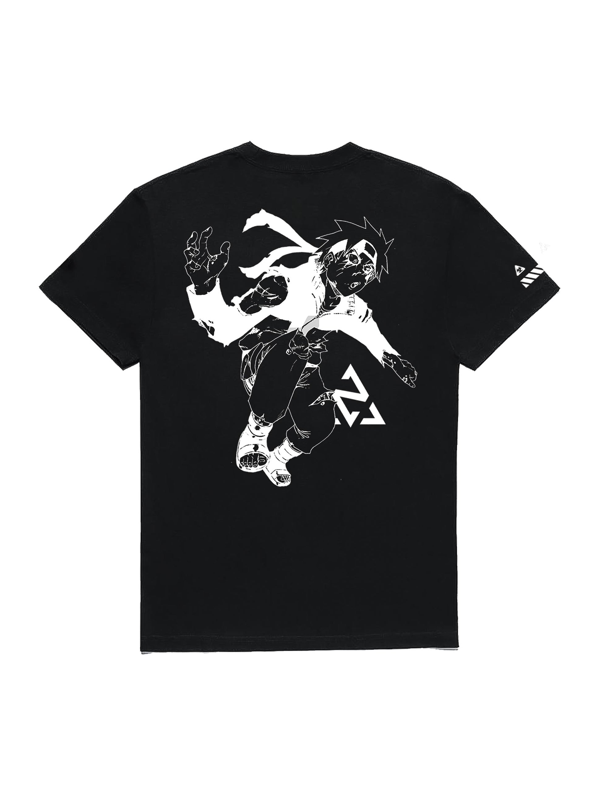 A sweatshirt with anime-inspired design, blending manga shonen style with modern streetwear aesthetic.