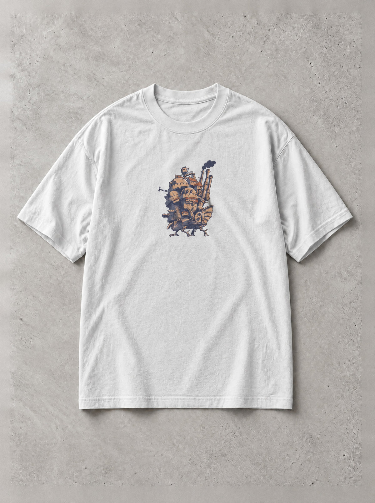 Fire Demon Cradle Vintage Tee - Studio Ghibli-inspired design by Torazen, front view