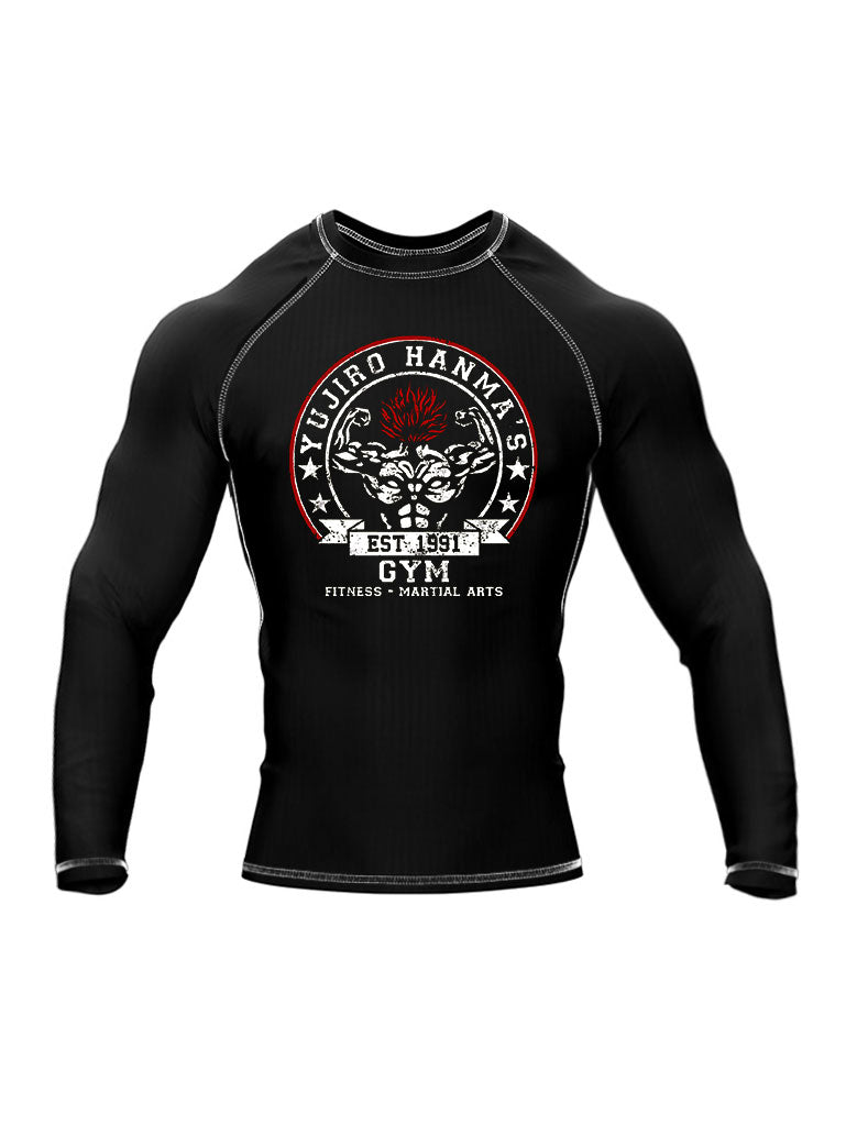 A long sleeve with anime-inspired design, blending manga shonen style with modern streetwear aesthetic.