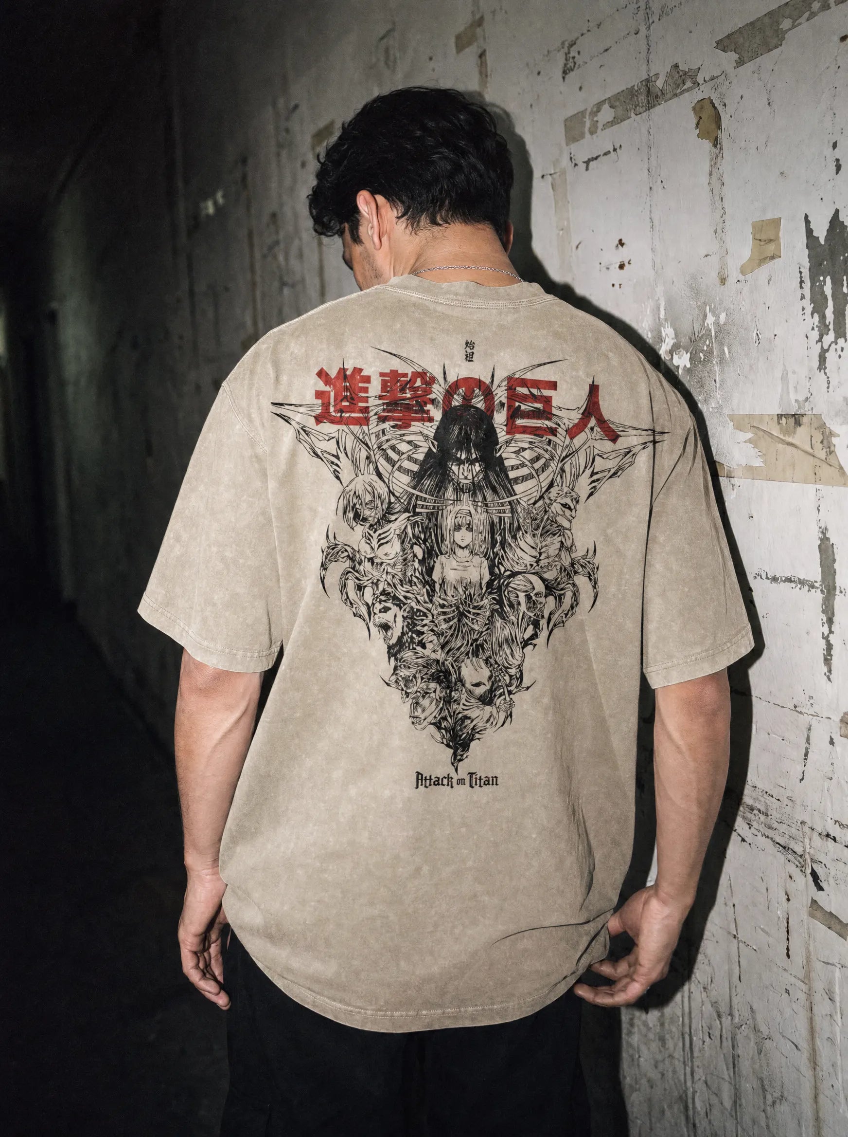 AOT ✦ AoT 'Freedom' 2-Sided Vintage Tee