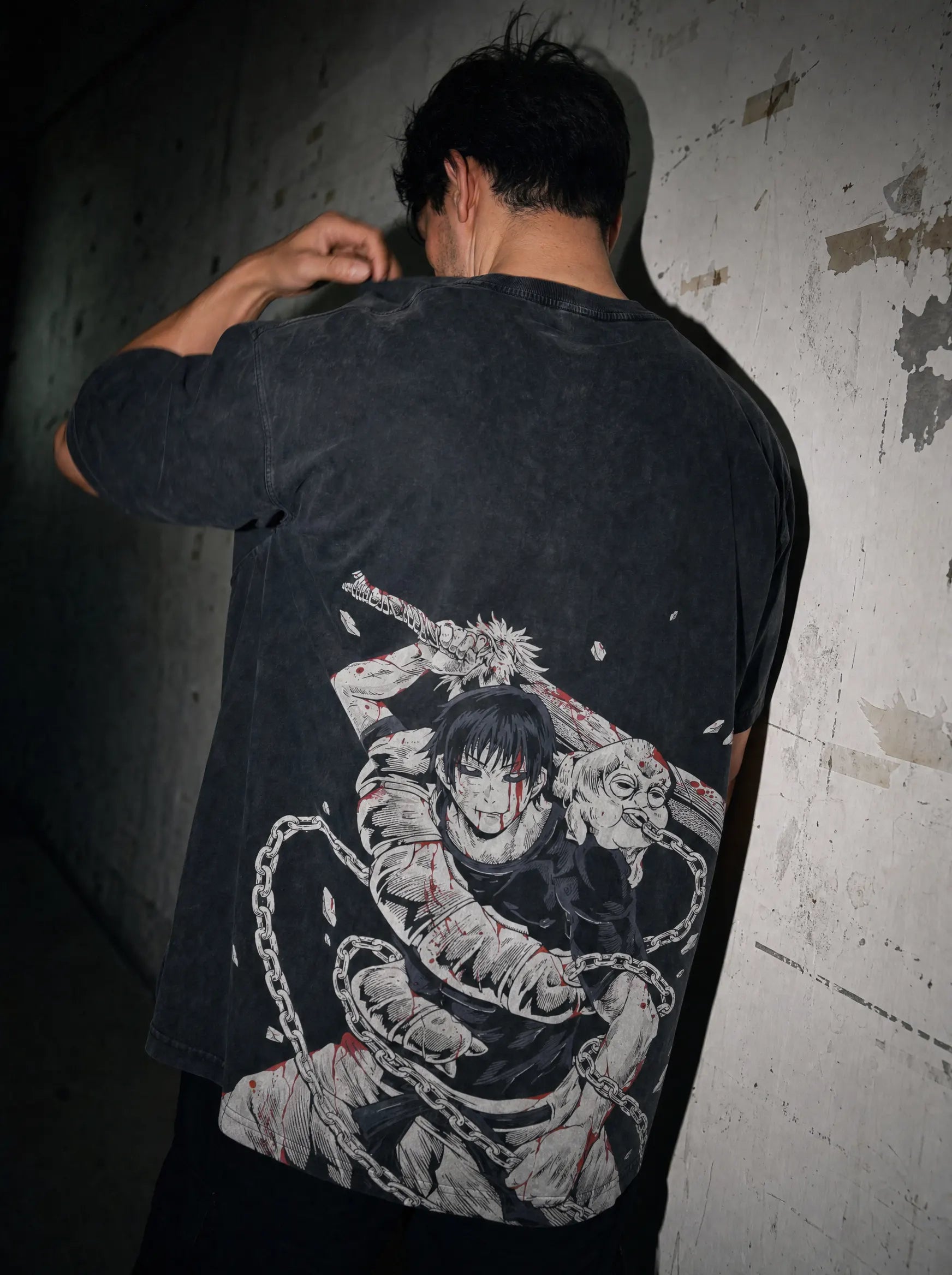 JJK ✦ Divine Border Toji 2-Sided Vintage Tee