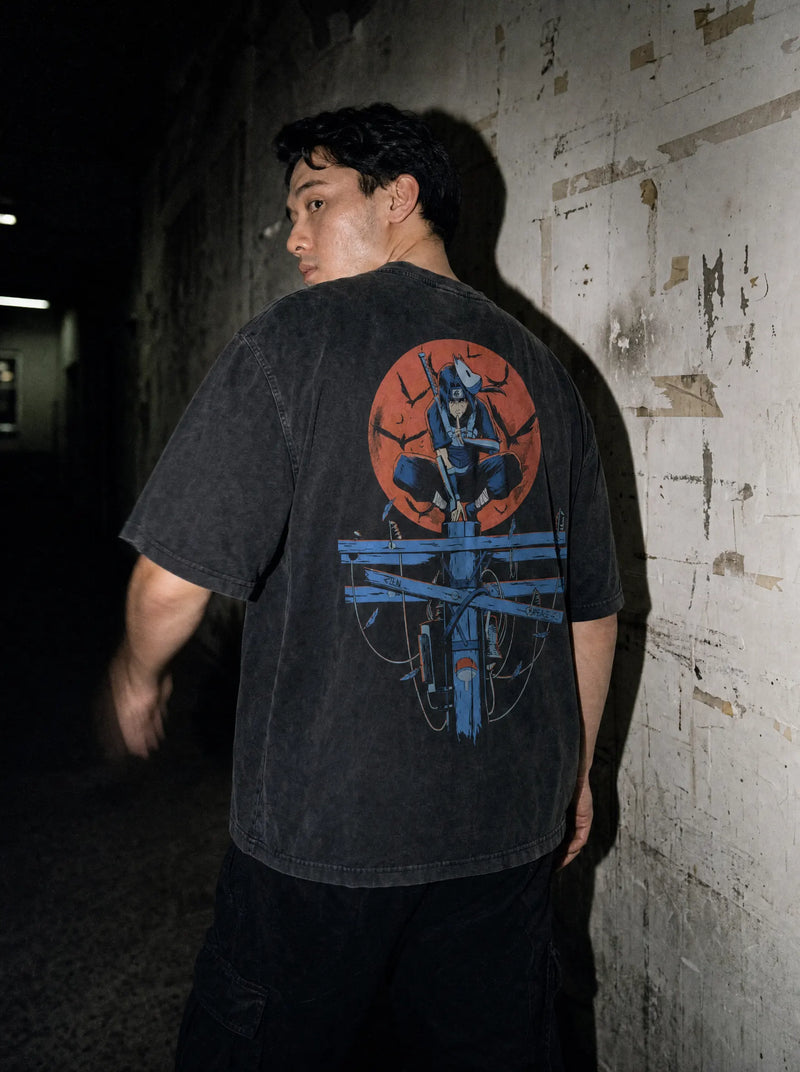 Clan Killer's Burden Vintage Tee - Naruto-inspired design by Torazen