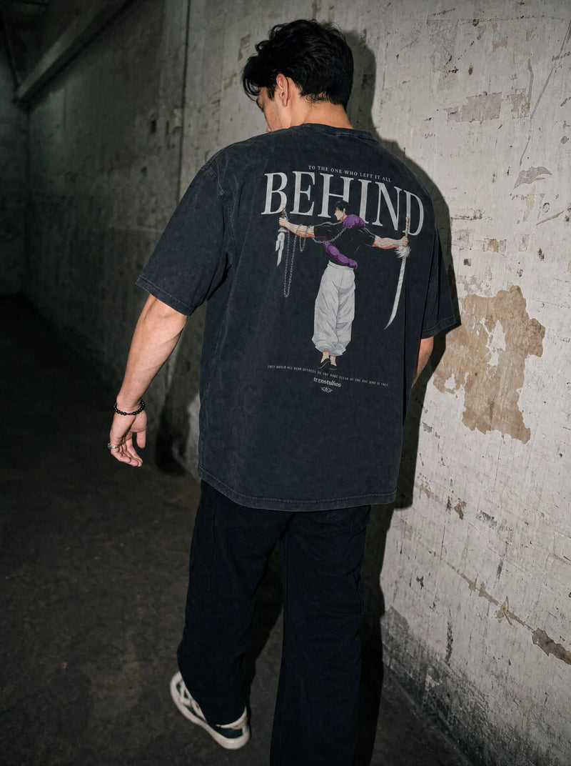 Leave It Behind Vintage Tee - Jujutsu Kaisen-inspired design by Torazen