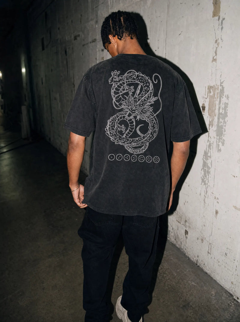 Shenron Vintage Tee - Dragon Ball Z-inspired design by Torazen