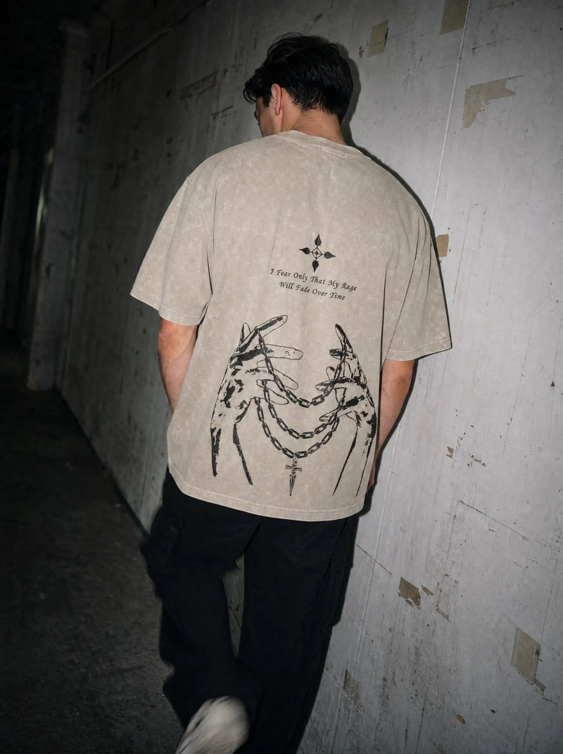 Chain Oath Vintage Tee - Hunter x Hunter-inspired design by Torazen