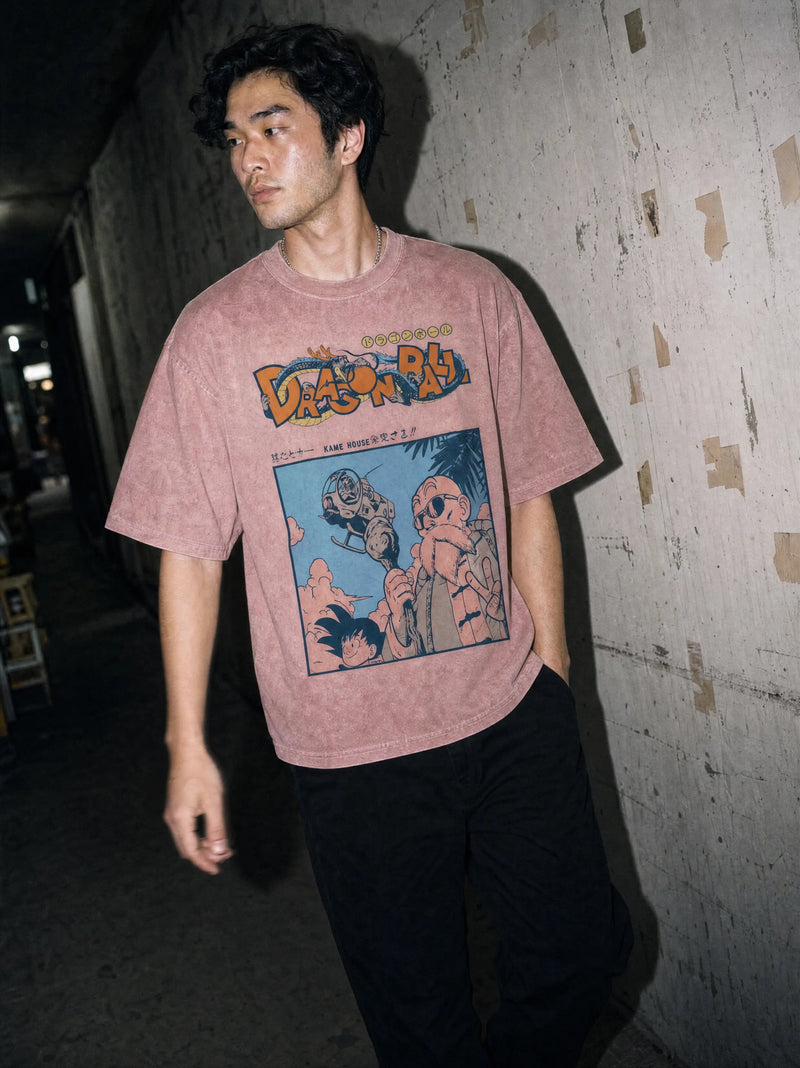 Roshi Island Vintage Tee - Dragon Ball Z-inspired design by Torazen