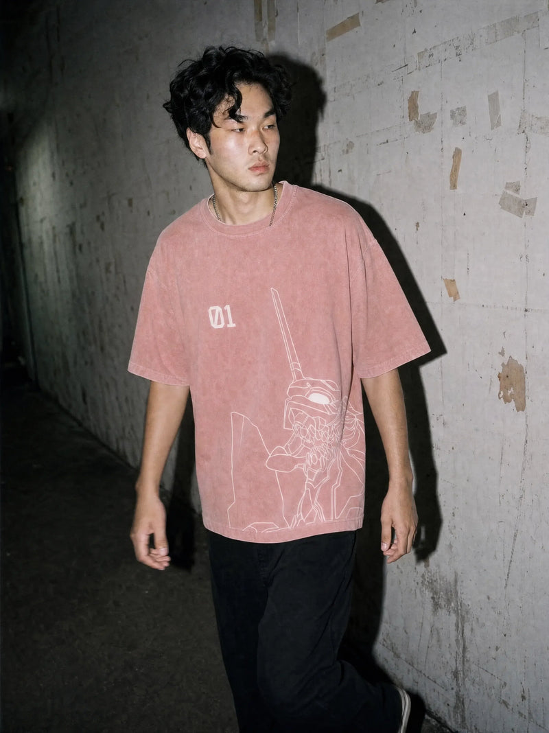 EVA Genesis Vintage Tee - Evangelion-inspired design by Torazen