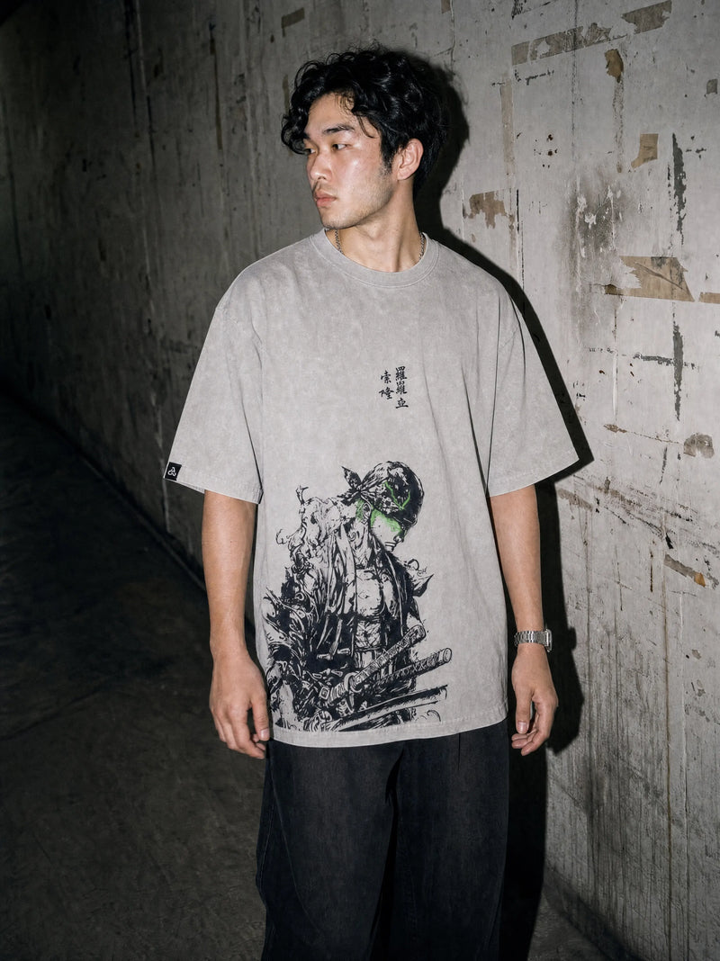 Three Sword Style Vintage Tee - One Piece-inspired design by Torazen