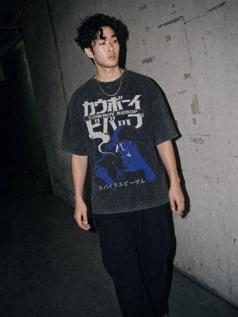 Cowboy Bebop Vintage Tee - Cowboy Bebop-inspired design by Torazen