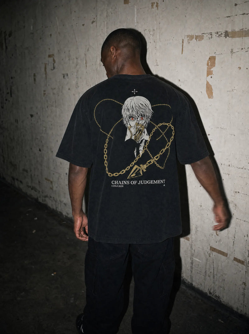 Scarlet Chains 2-Sided Vintage Tee - Hunter x Hunter-inspired design by Torazen