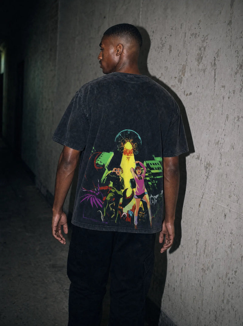 Dan Dan Dan Onslaught Vintage Tee - Dan Da Dan-inspired design by Torazen