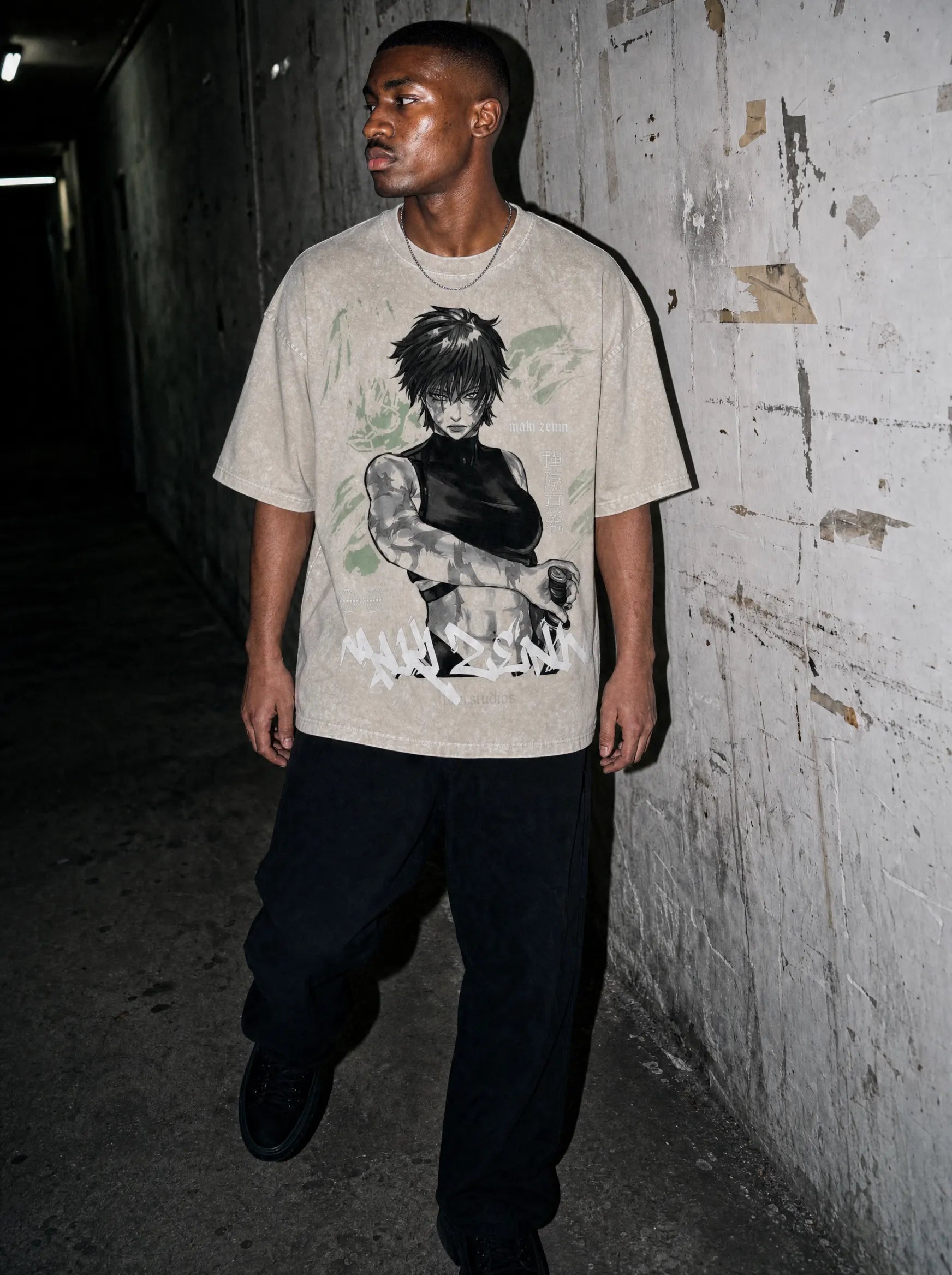 JJK ✦ Maki Zenin Vintage Tee PDP