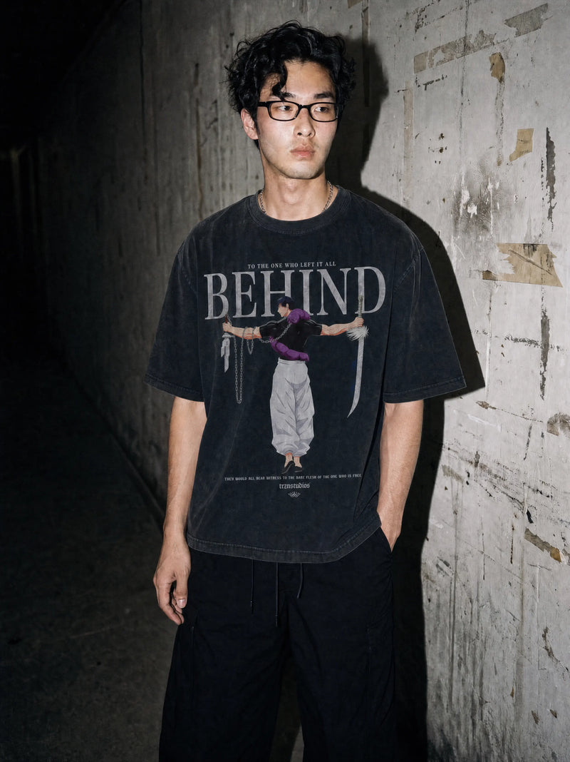 Toji 'Sacrifice' Vintage Tee - Jujutsu Kaisen-inspired design by Torazen