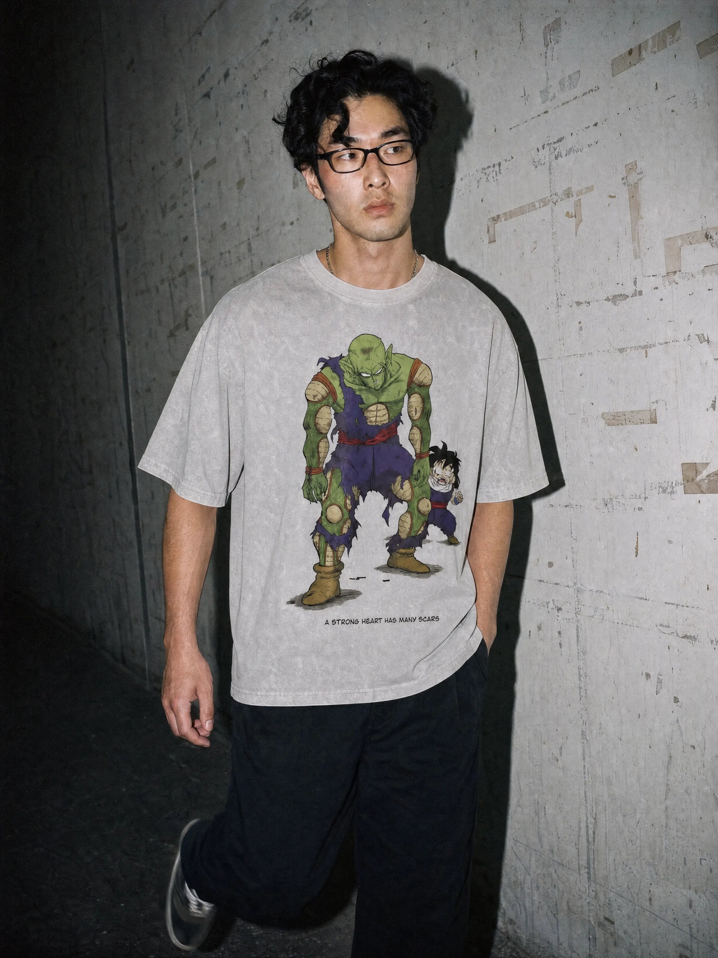 DBZ ✦ DBZ Strong Heart Vintage Tee PDP